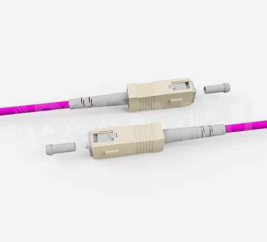 Патч-корд оптический SC/UPC-SC/UPC, OM4, Simplex, 3мм, 120 метров - ДВДМ.РУ (DSO-SCUSCU3LM4-120)